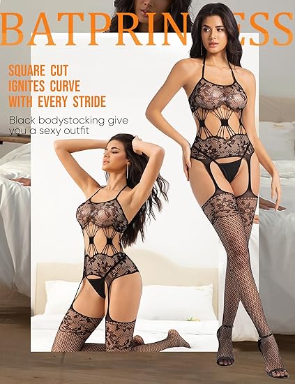 Women Fishnet Bodystocking