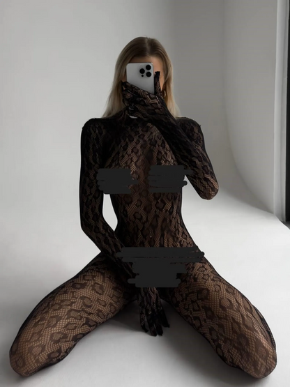 One Piece Costume bodystocking translucent bodysuit