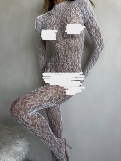One Piece Costume bodystocking translucent bodysuit