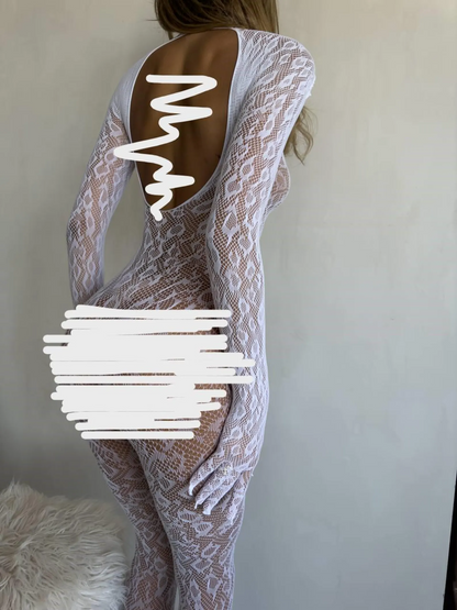 One Piece Costume bodystocking translucent bodysuit
