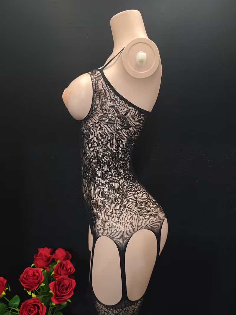 Sheer Lace High-Support Bodysuit