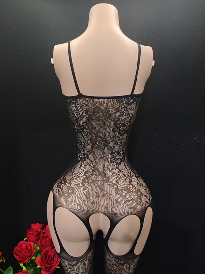 Sheer Lace High-Support Bodysuit