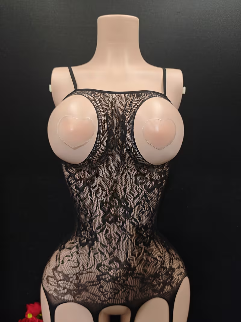 Sheer Lace High-Support Bodysuit